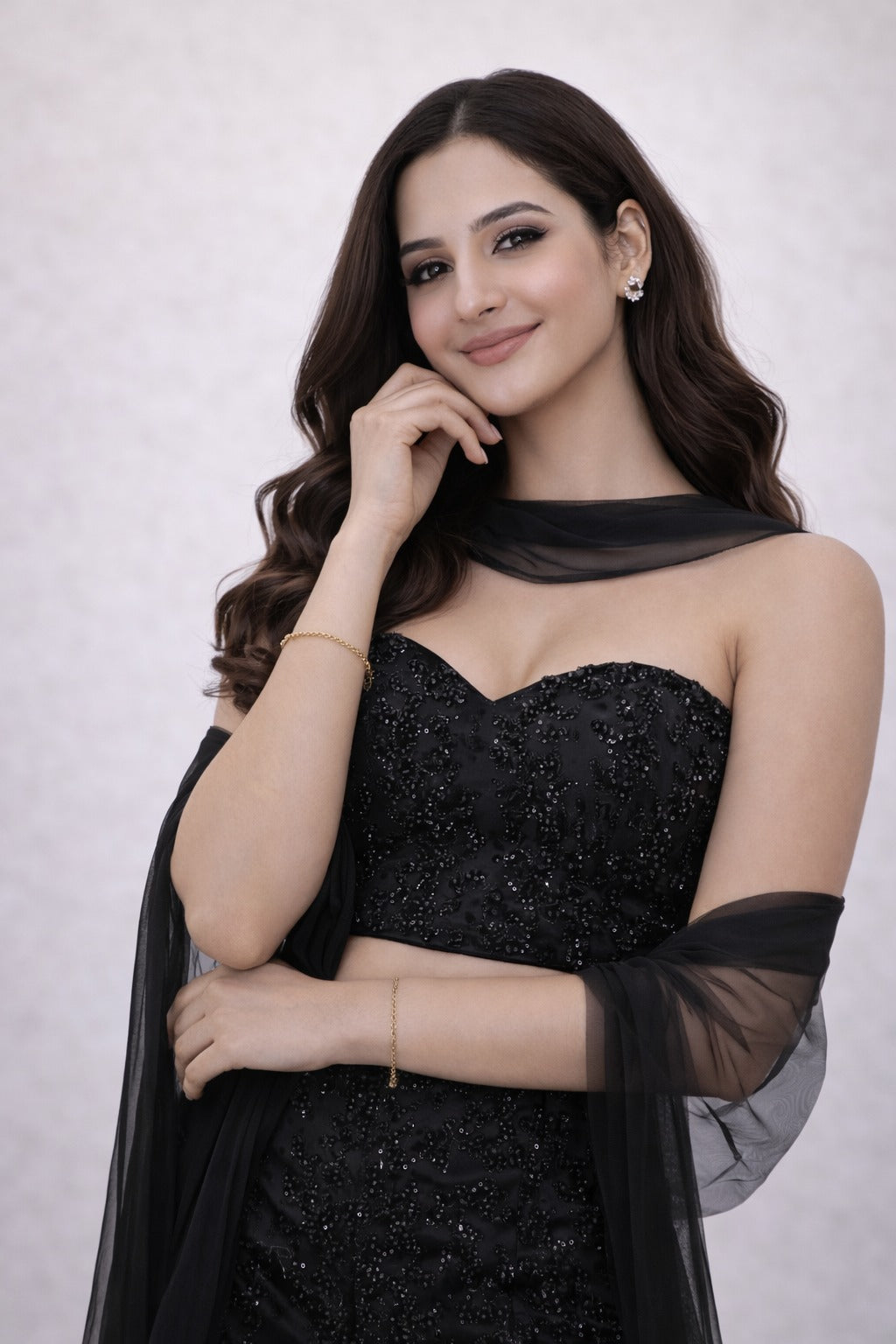 Modern Indo-Western Tube Set – Saluja Store