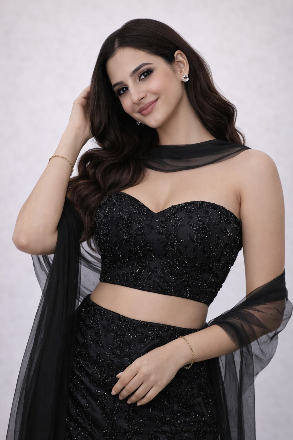 Modern Indo-Western Tube Set – Saluja Store