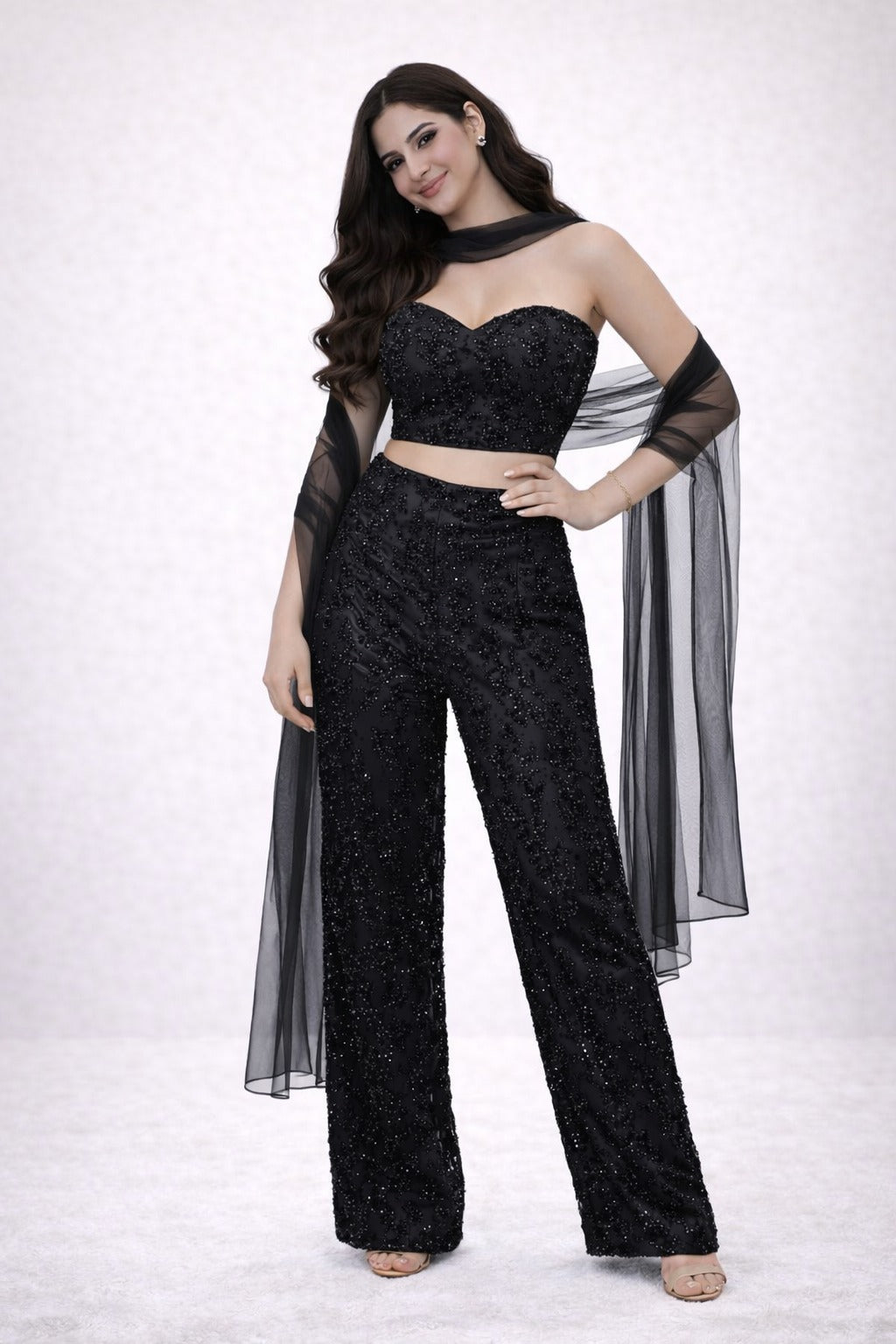 Modern Indo-Western Tube Set – Saluja Store