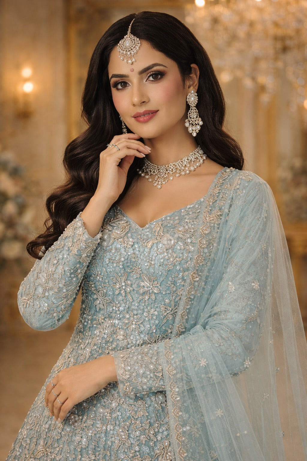 Timeless Elegance Gown – Saluja Store