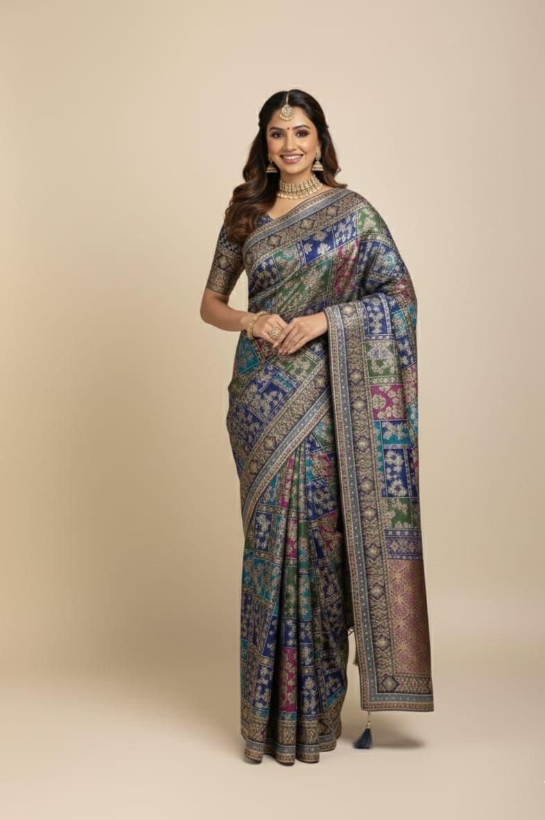 Classic Heritage Banarasi Saree – Saluja Store