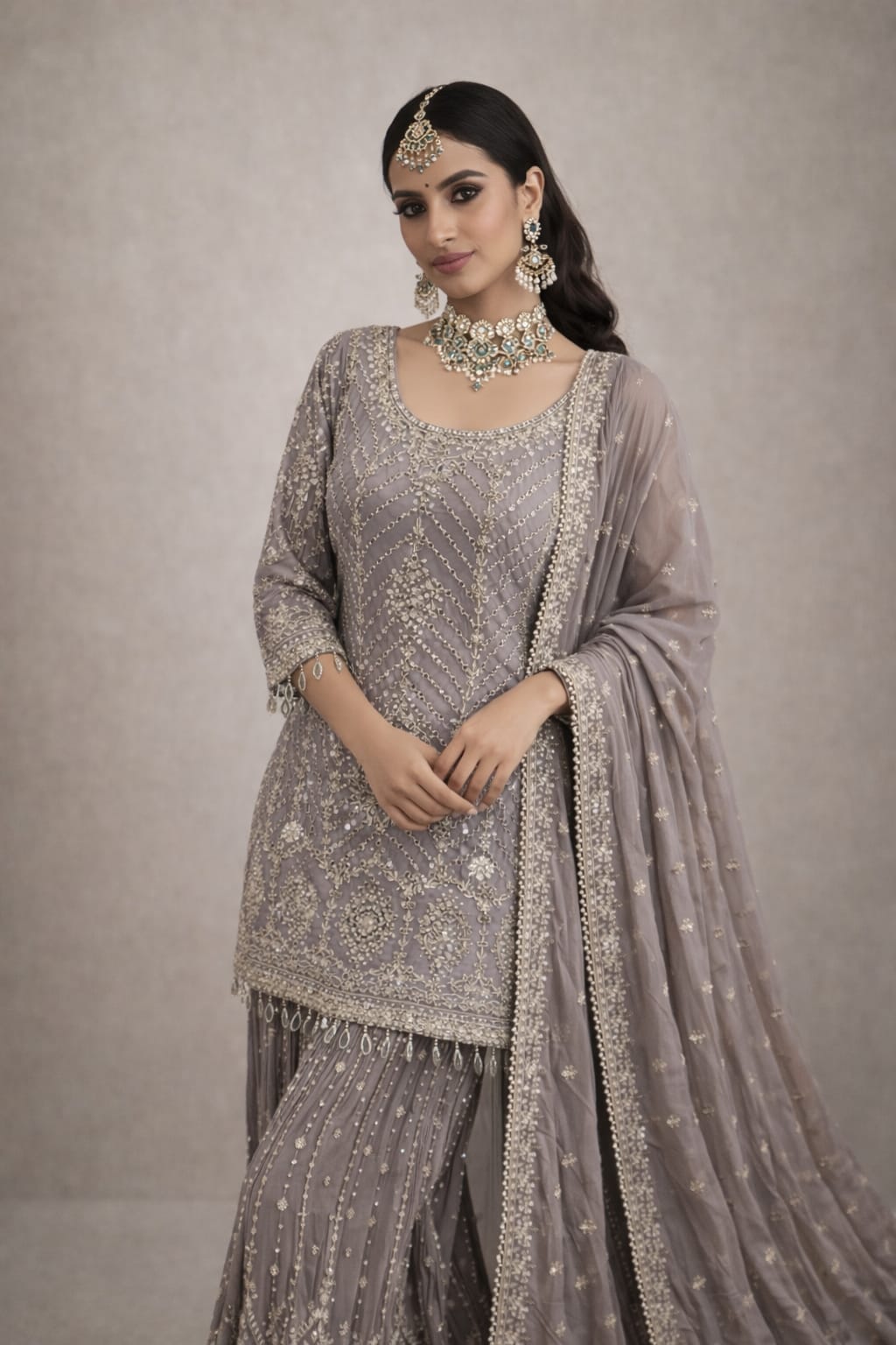 Classic Elegance Gharara Suit