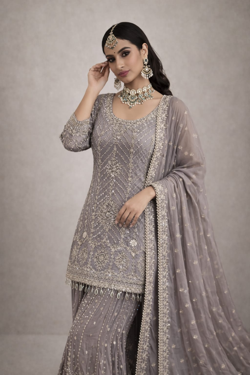 Classic Elegance Gharara Suit