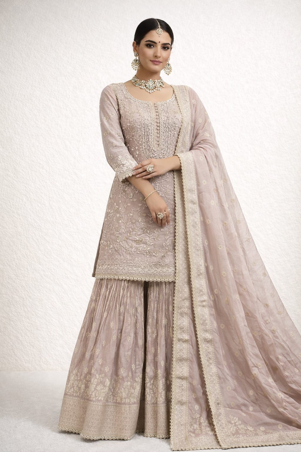 Grace Gharara Suit – Saluja Store