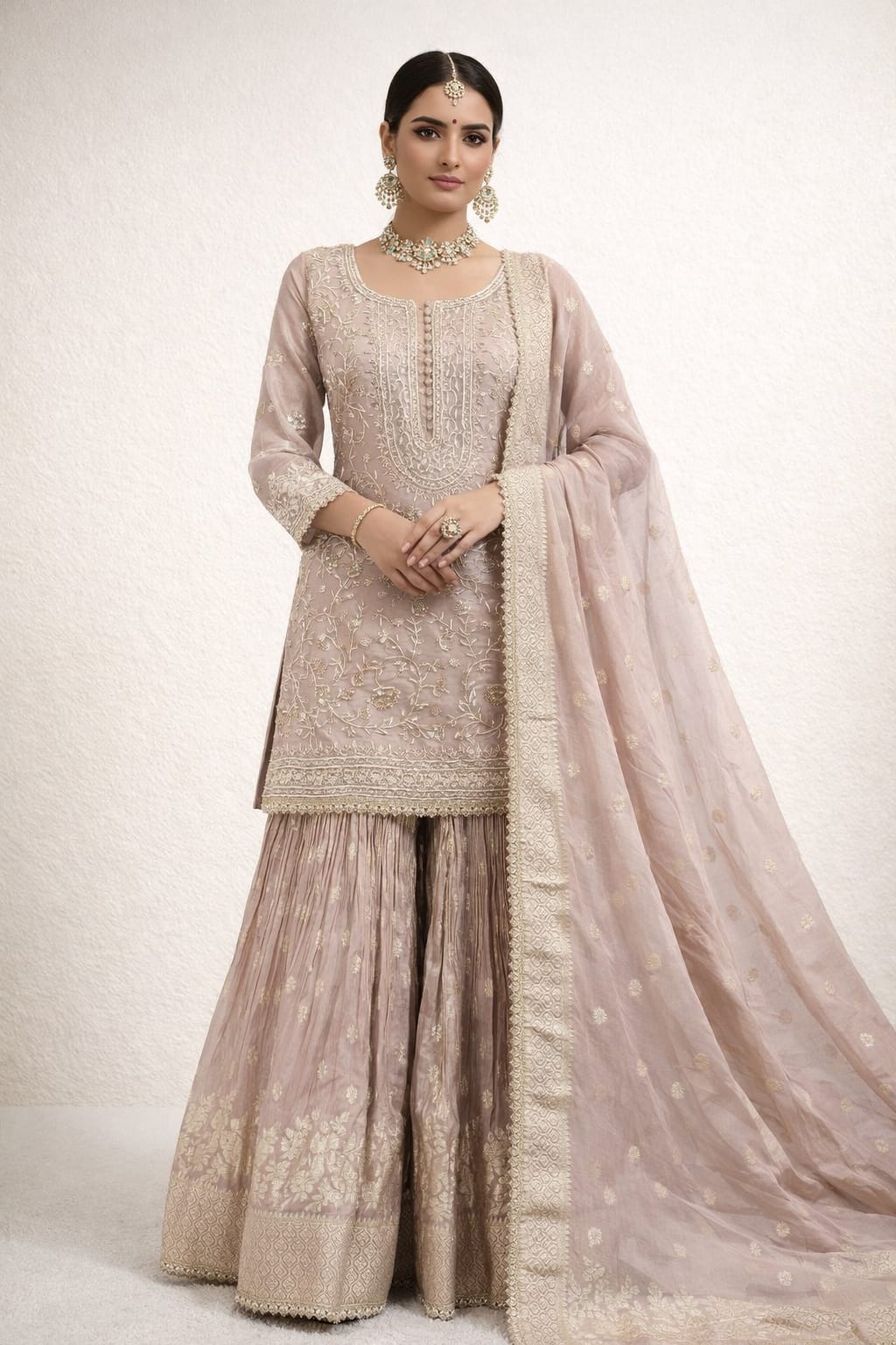 Grace Gharara Suit – Saluja Store