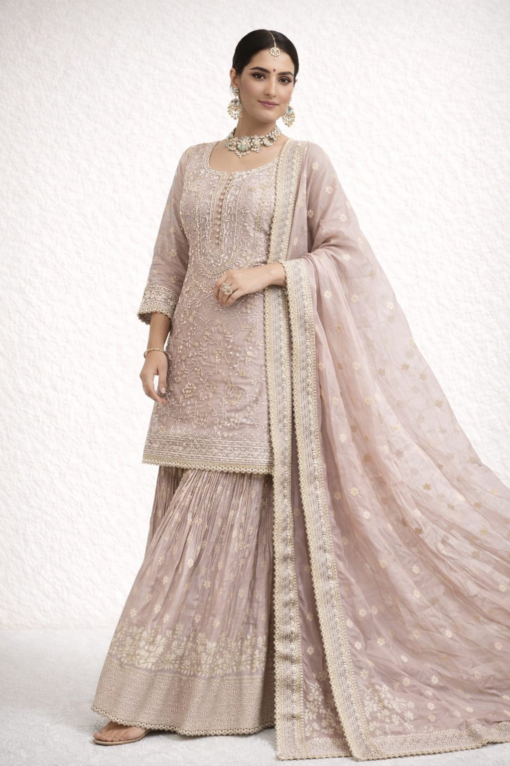 Grace Gharara Suit – Saluja Store