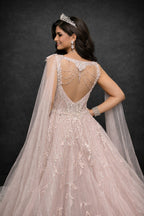 Princess Grace Pink Gown – Saluja Store