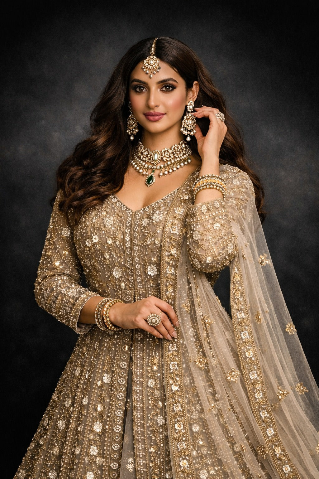 Modern Royale Indo-Western Lehenga – Saluja Store