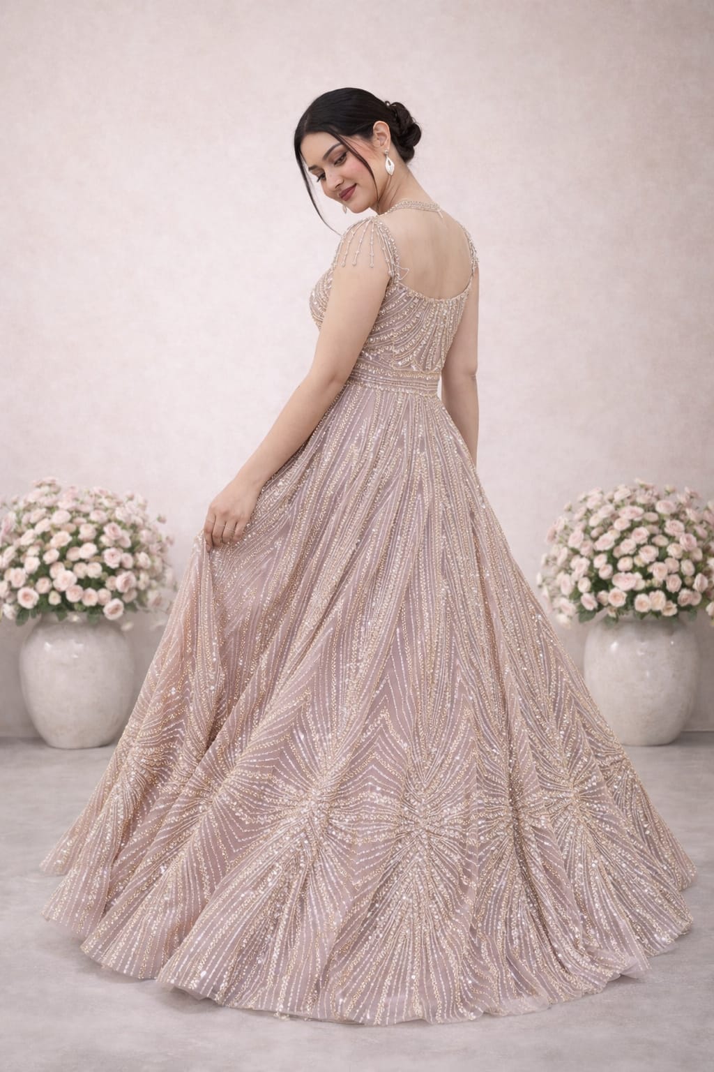 Timeless Grace Gown – Saluja Store