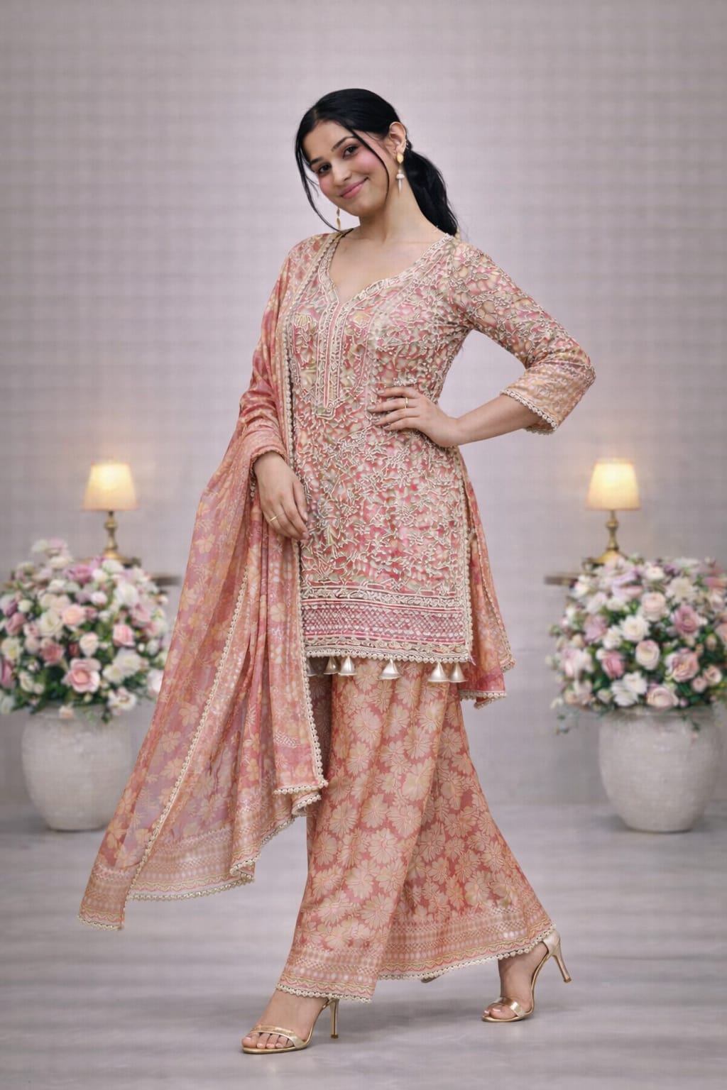 Elegant Heritage Sharara Suit – Saluja Store