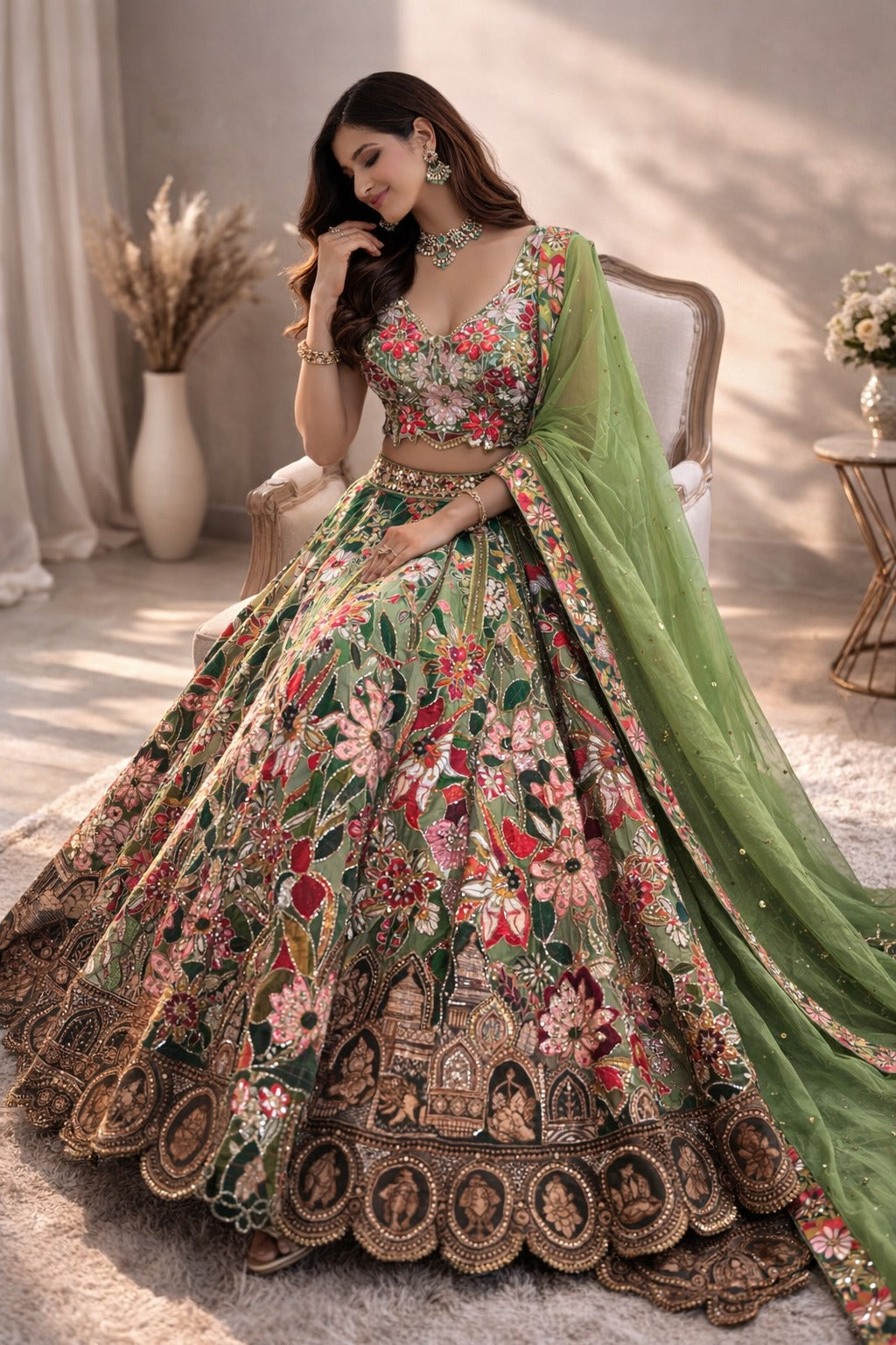 Elegant Party Wear Lehenga Choli – Saluja Store