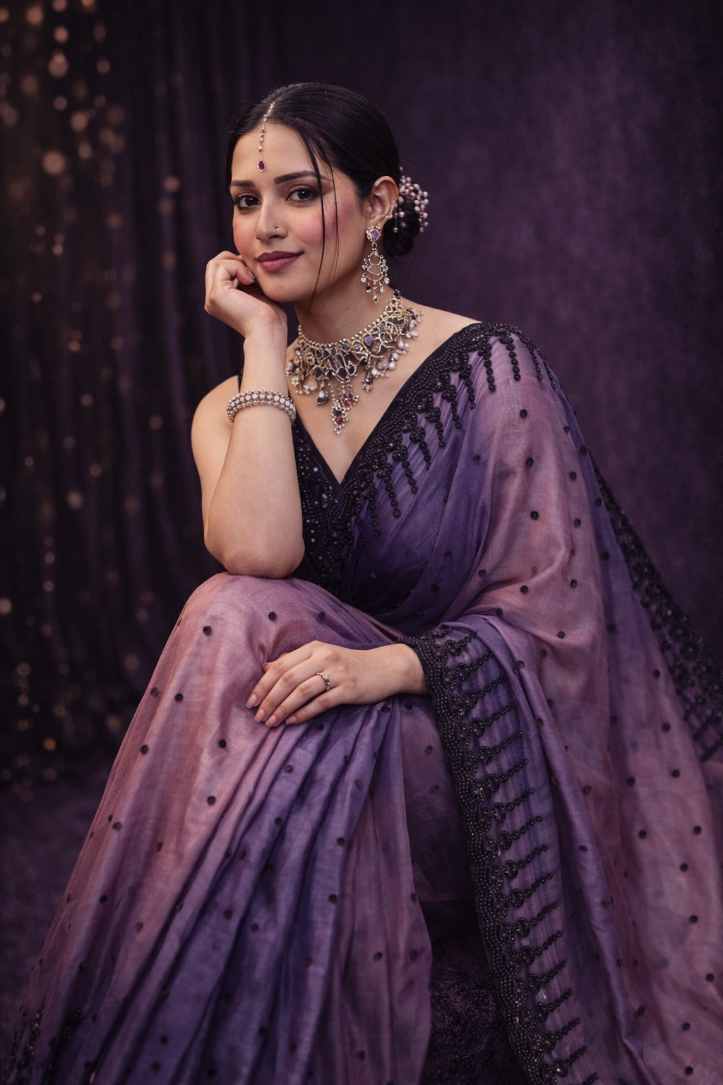 Timeless Grace Saree – Saluja Store
