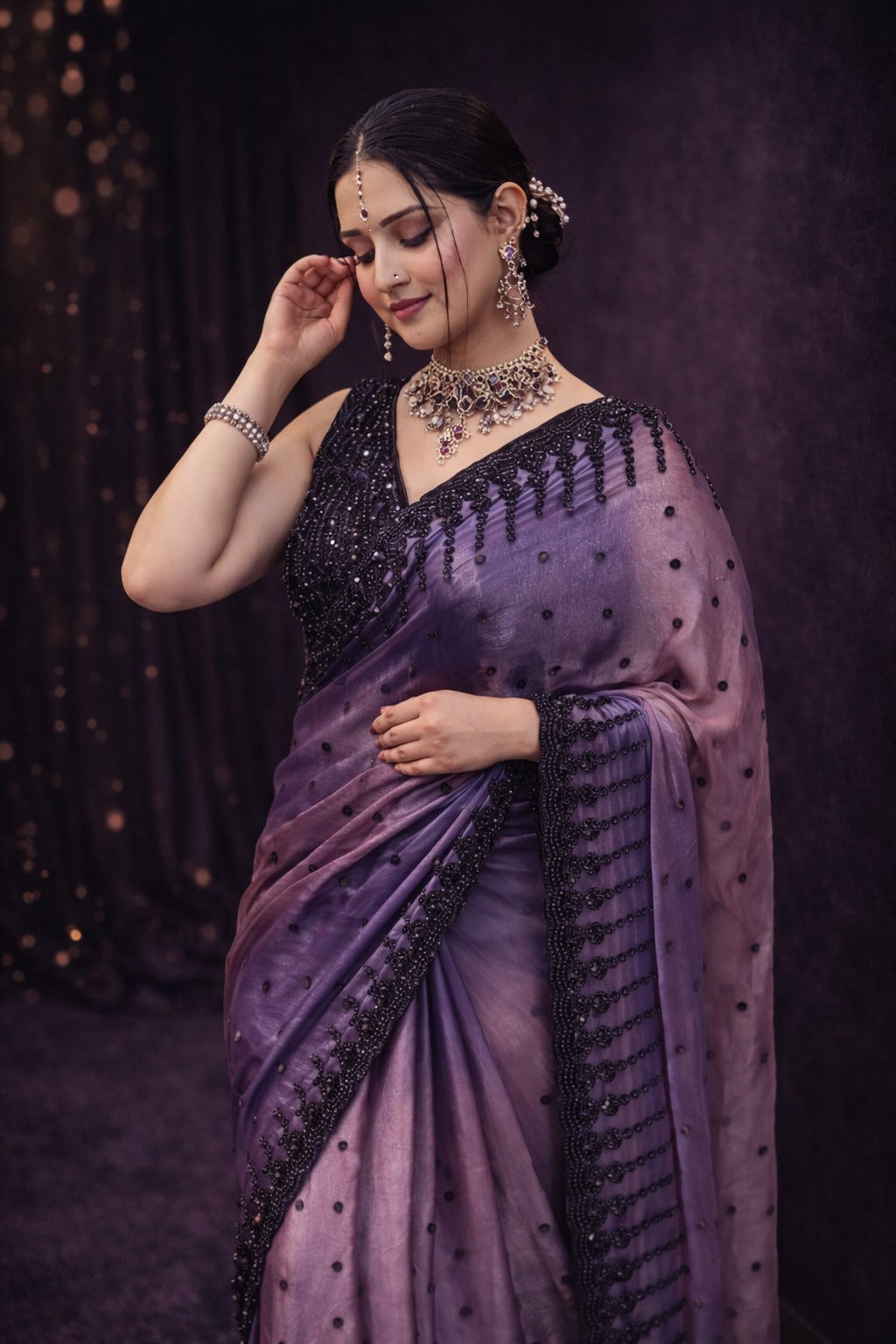 Timeless Grace Saree – Saluja Store
