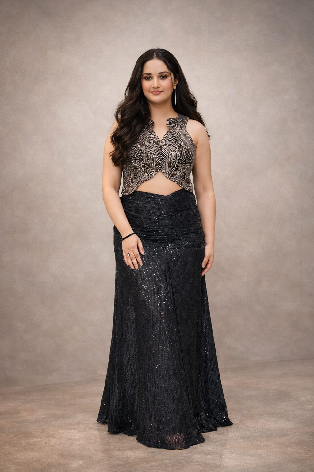 Black Indo-Western Outfit – Saluja Store