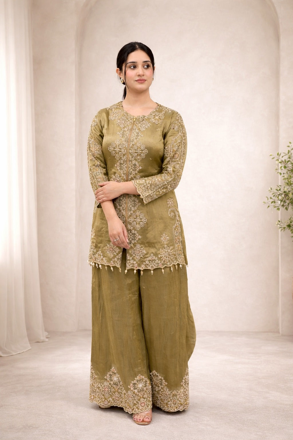 Elegant Festive Sharara Suit – Saluja Store