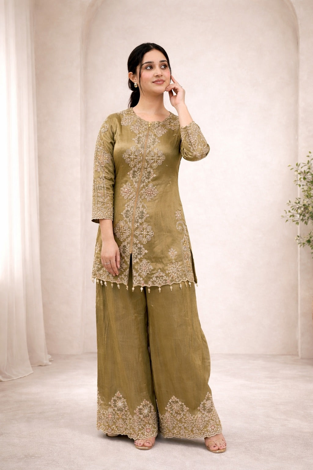 Elegant Festive Sharara Suit – Saluja Store