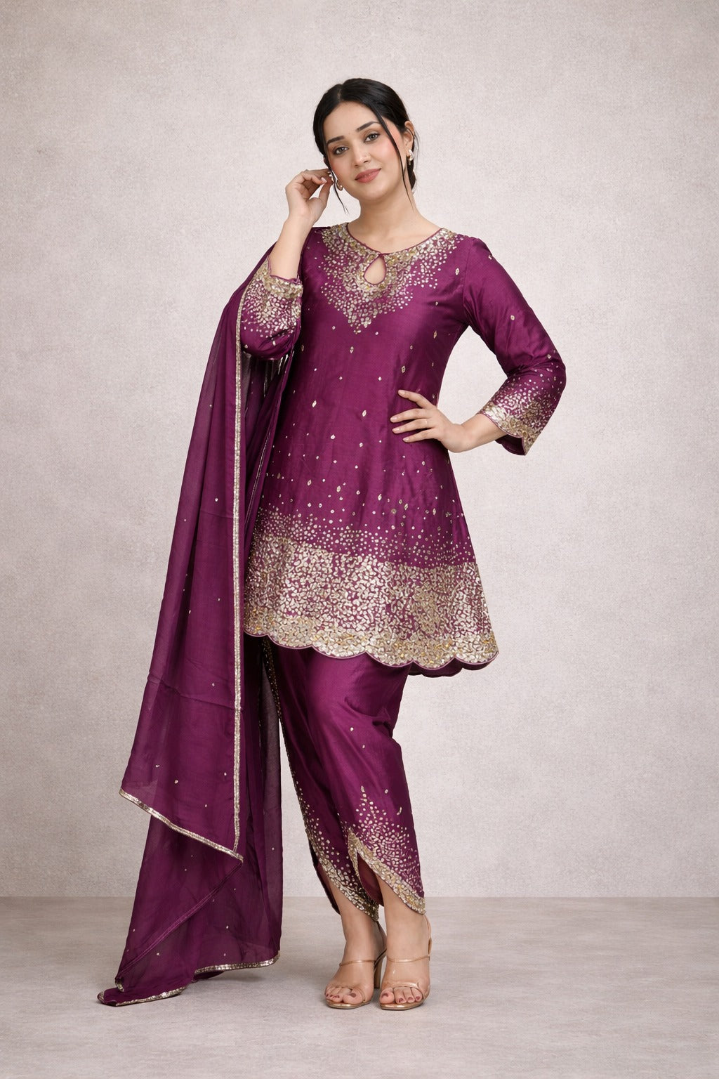 Grace Dhoti Salwar Set – Saluja Store