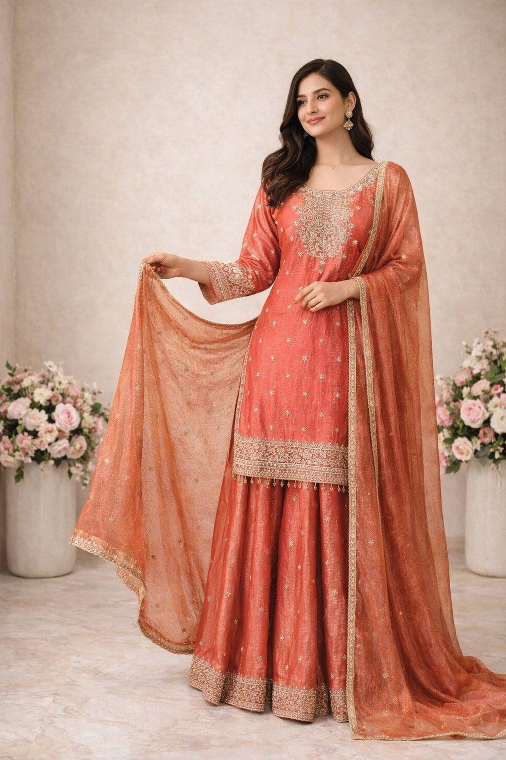 Grand Festive Sharara Suit – Saluja Store