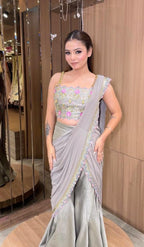 Designer Drape Saree – Saluja Store