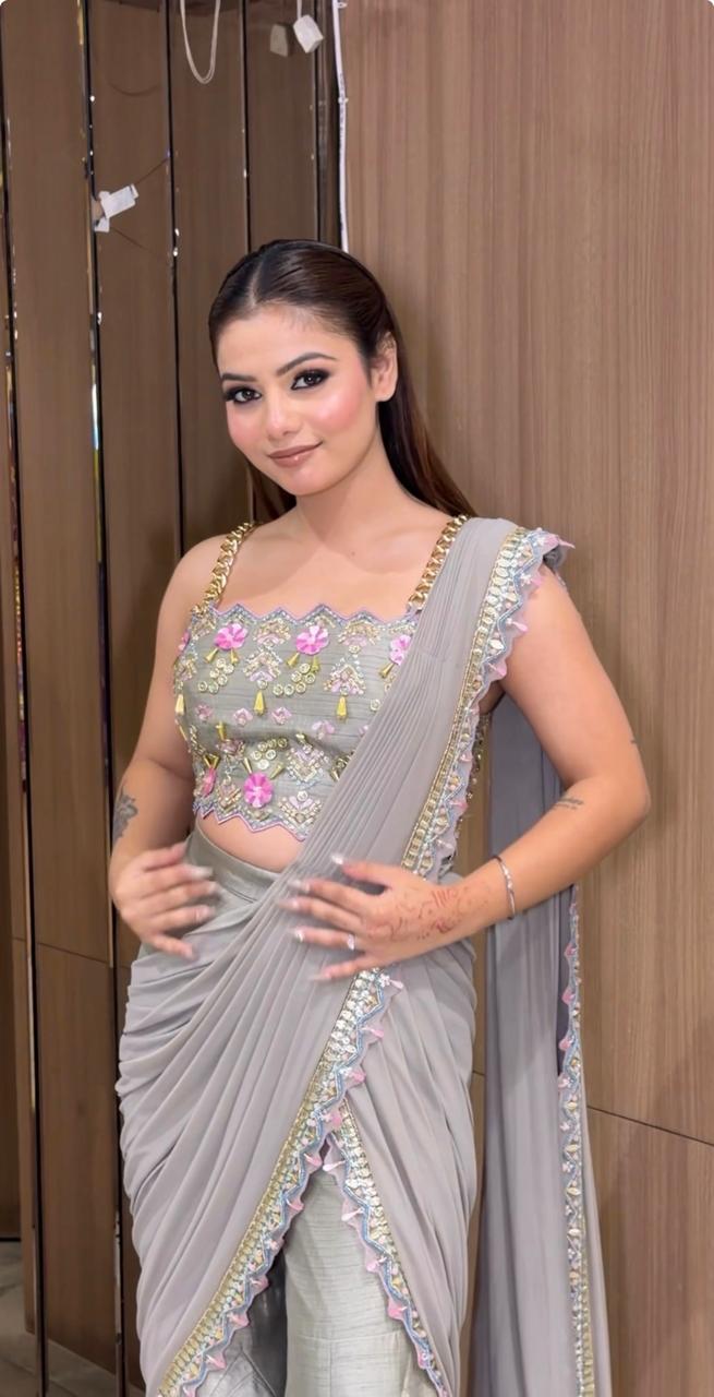 Designer Drape Saree – Saluja Store