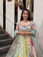 Royal Mosaic Designer Lehenga