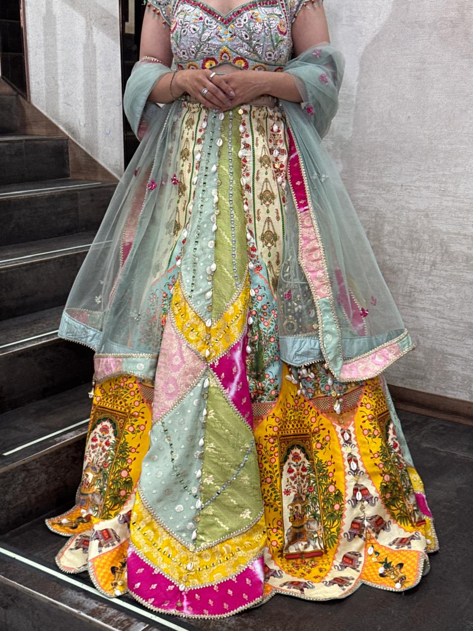Royal Mosaic Designer Lehenga