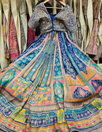 Royal Mosaic Heritage Lehenga – Saluja Store