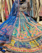 Royal Mosaic Heritage Lehenga – Saluja Store
