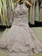 Ivory Blush Couture Lehenga – Saluja Store