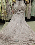 Ivory Blush Couture Lehenga – Saluja Store