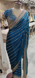 Royal Azure Designer Saree