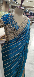 Royal Azure Designer Saree