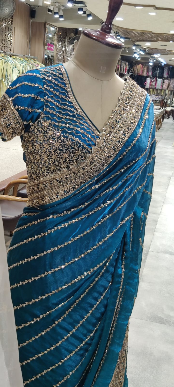 Royal Azure Designer Saree