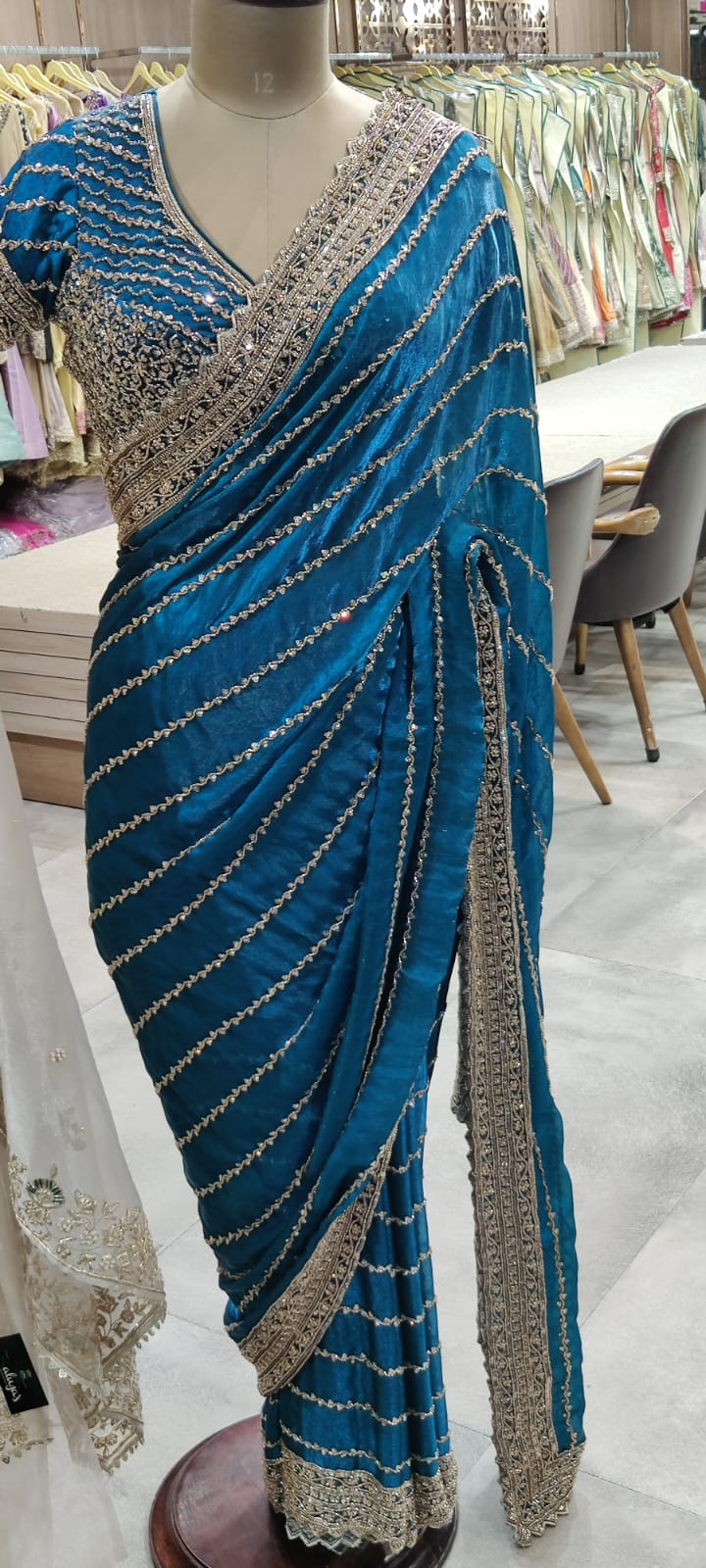 Royal Azure Designer Saree