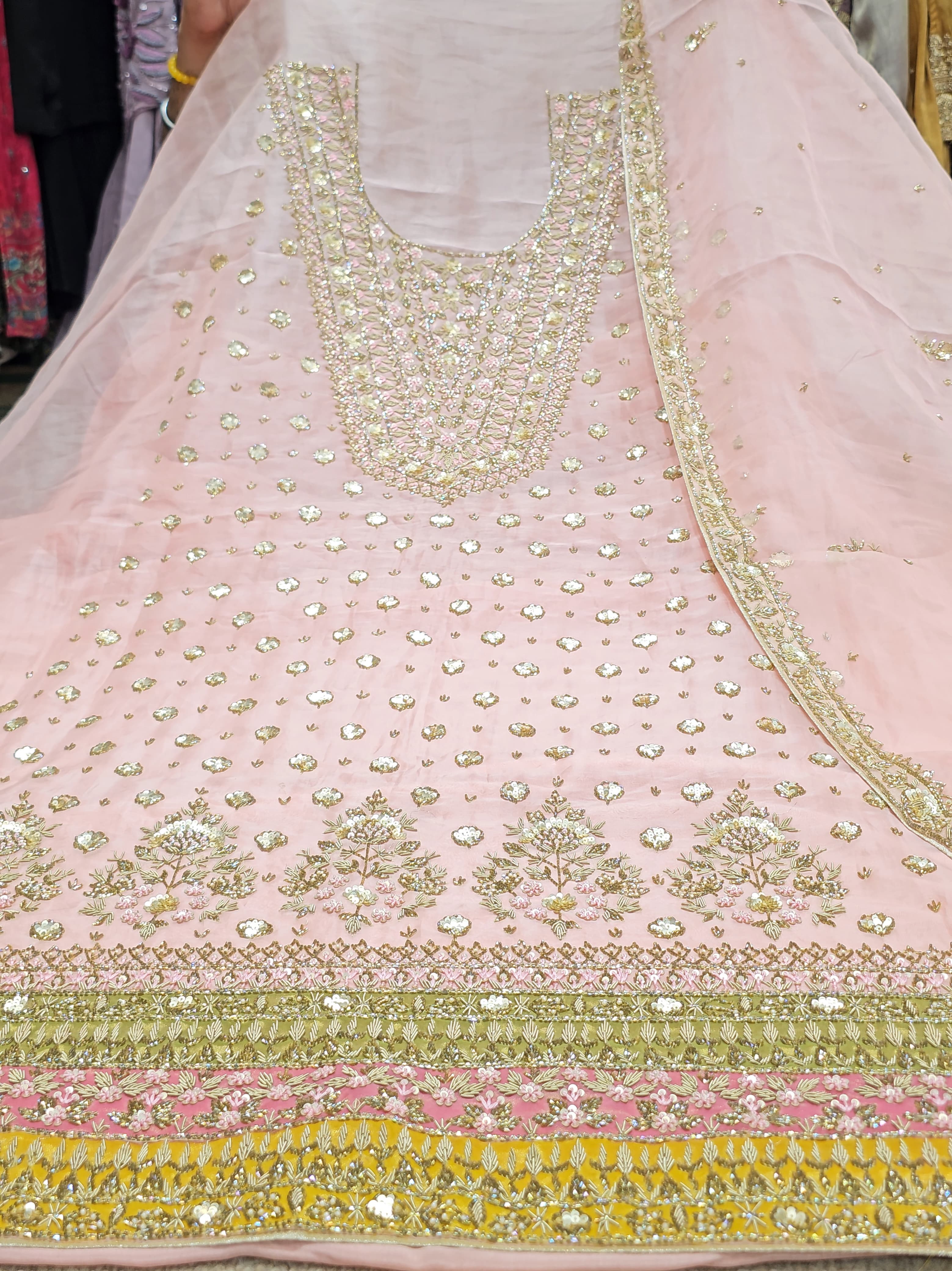Blush Noor Designer Suit – Saluja Store