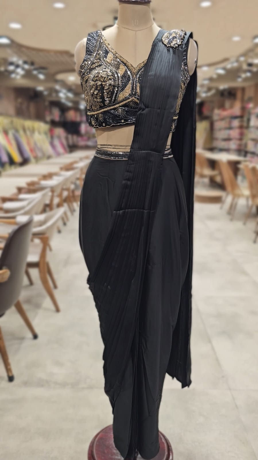 Designer Drape Saree