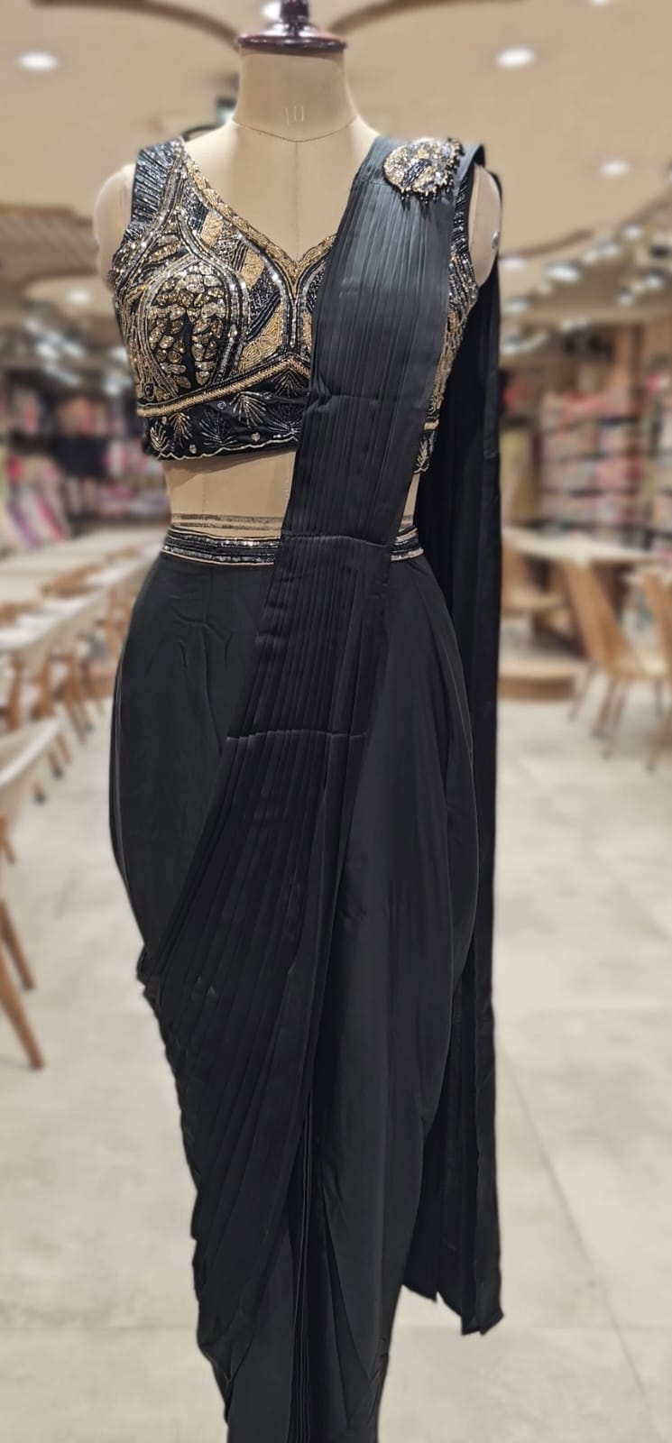 Designer Drape Saree