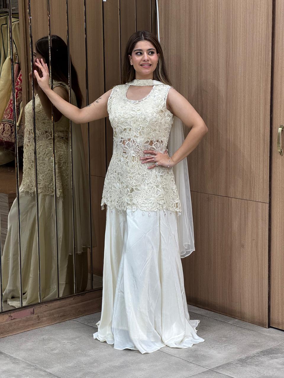 Pearl Designer Sharara Suit