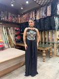 Midnight Bloom Indo-Western Couture