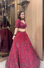 Crimson Royale Designer Lehenga