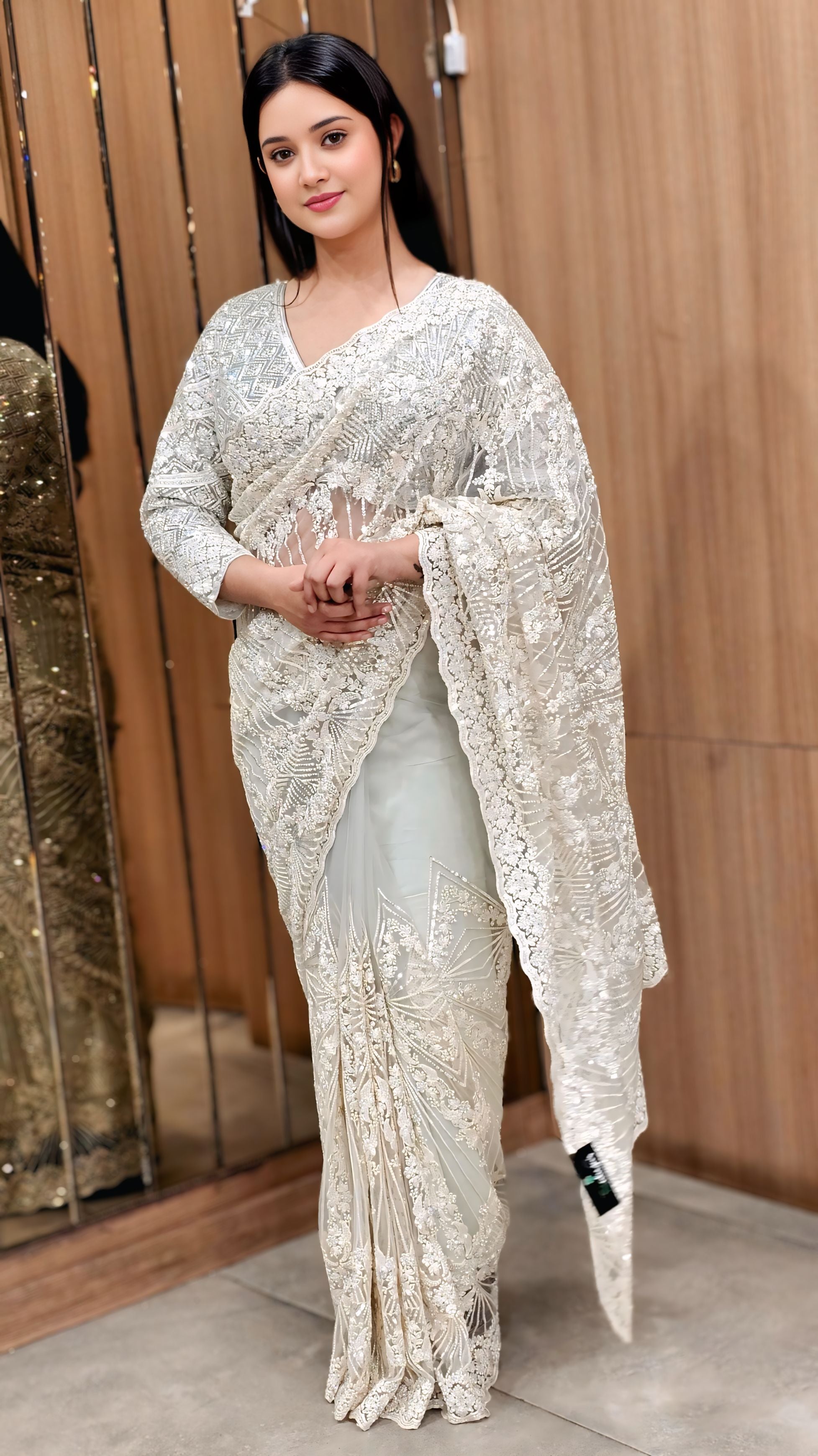 Elegance Glow Party Wear Saree - Saluja Store