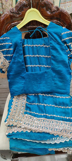 Royal Sapphire Designer Saree – Saluja Store