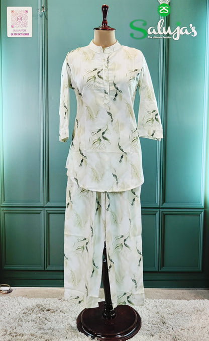 White Cord Set