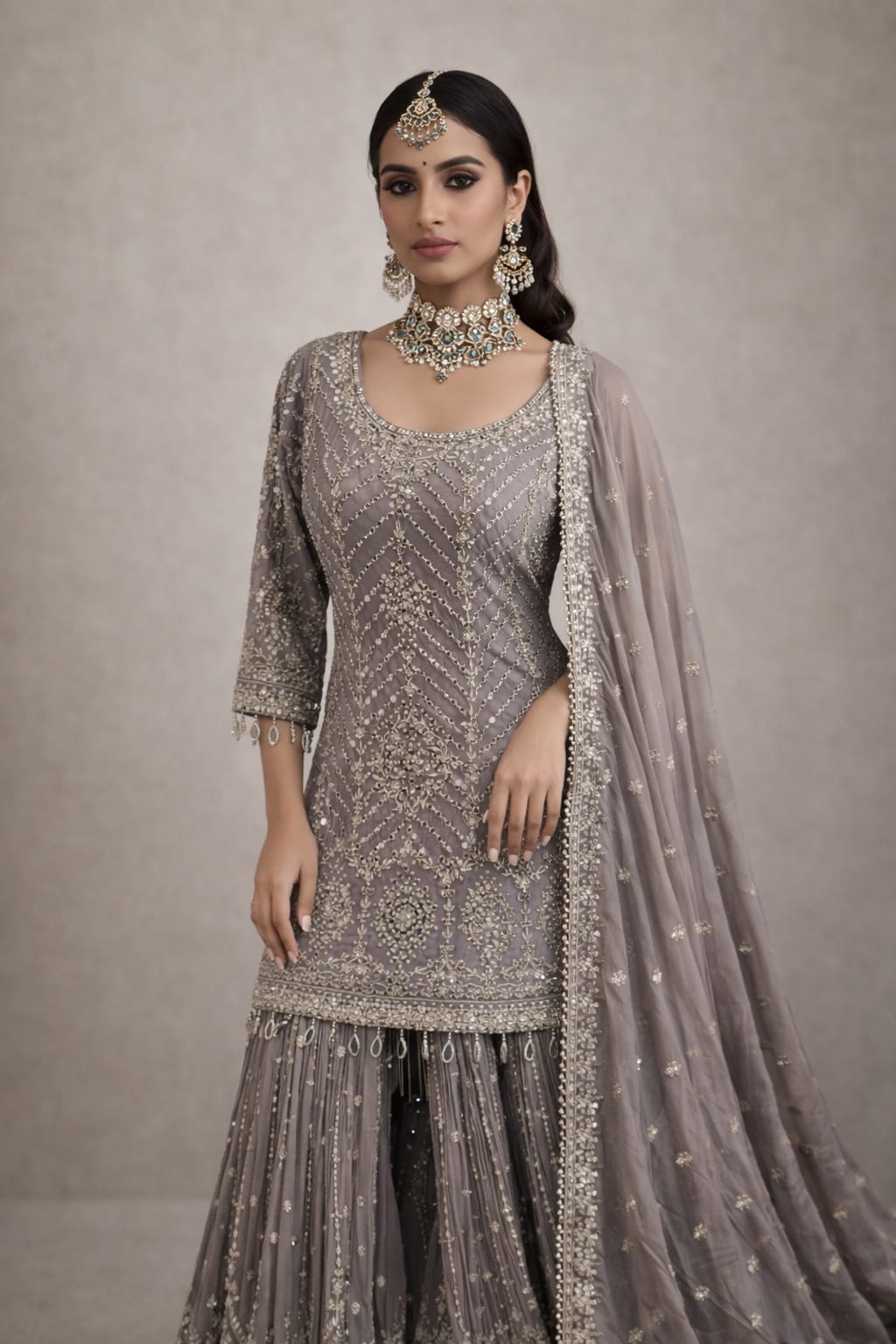 Classic Elegance Gharara Suit