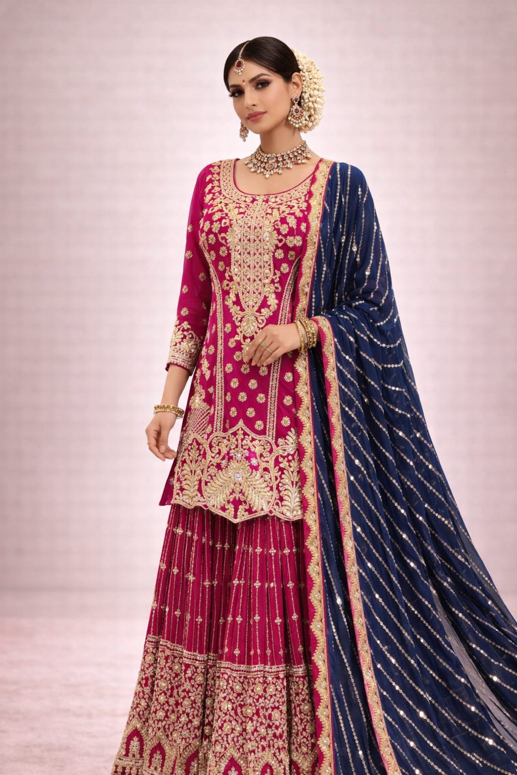 Elegant Garara Suit – Saluja Store