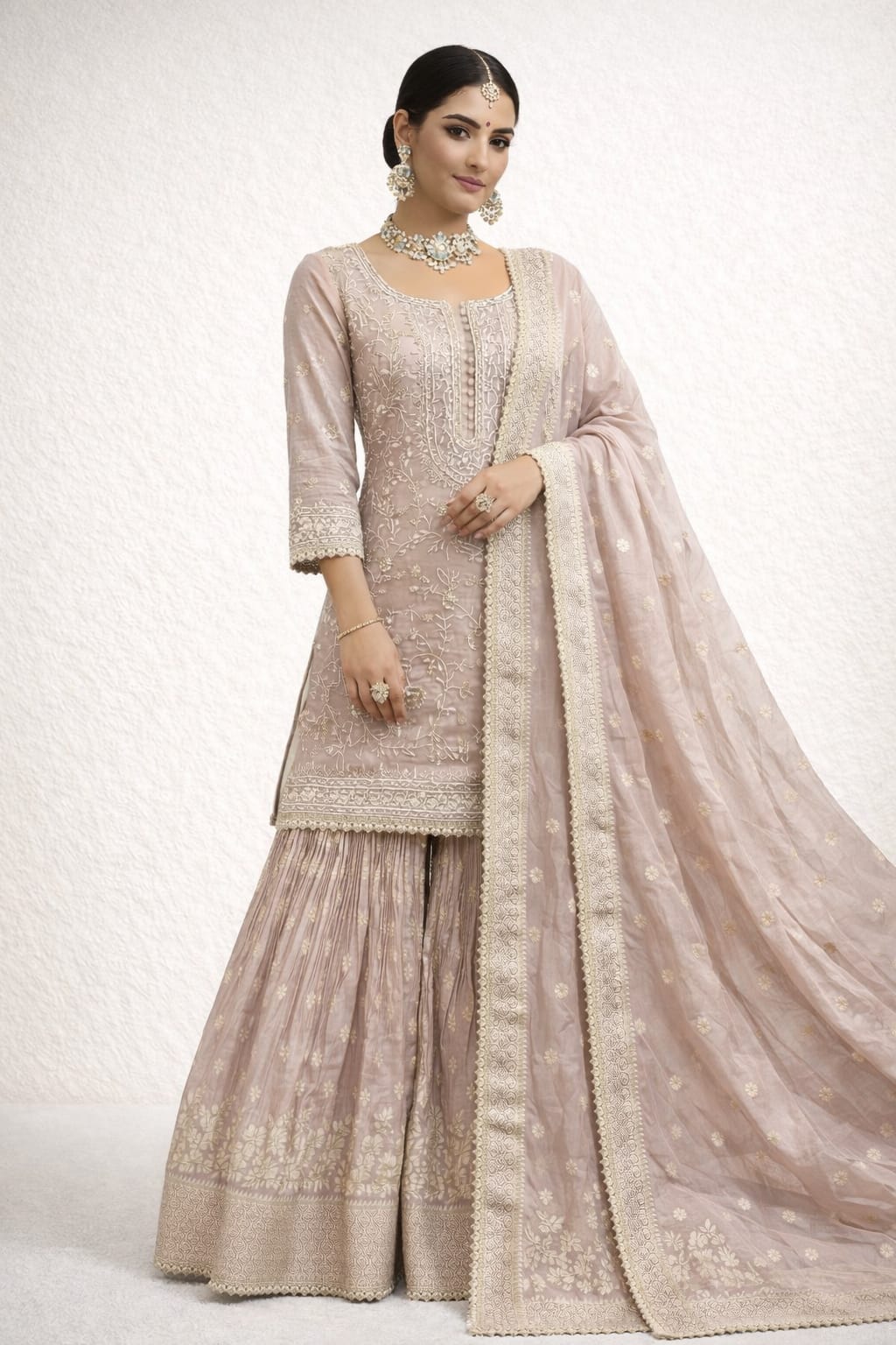 Grace Gharara Suit – Saluja Store