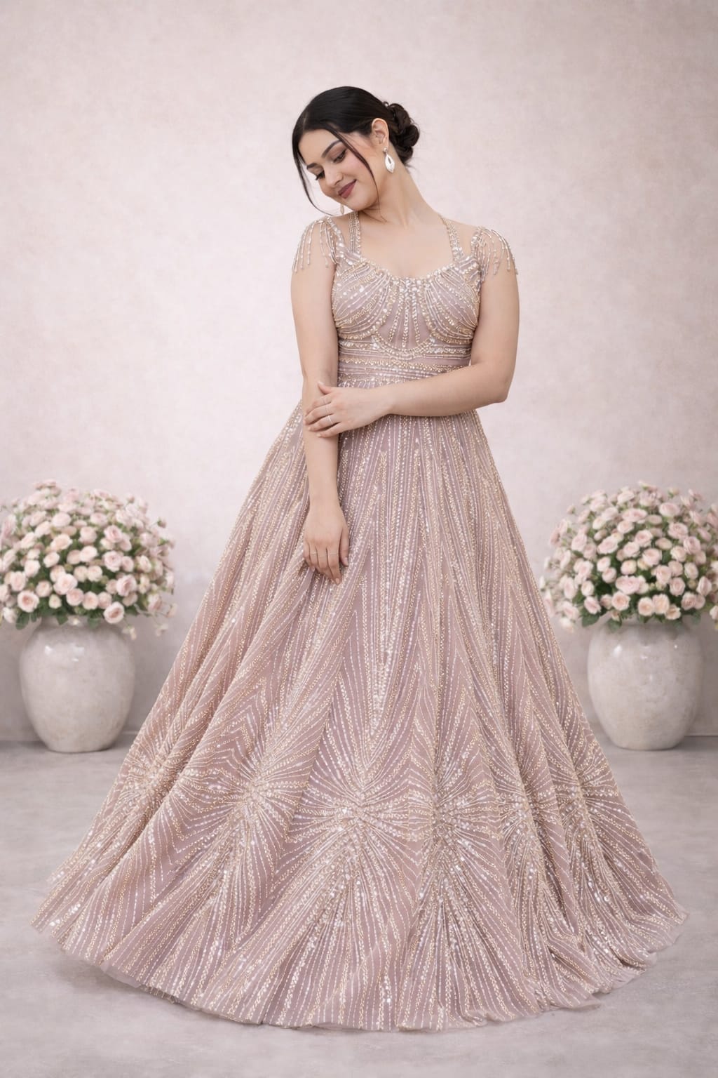 Timeless Grace Gown – Saluja Store