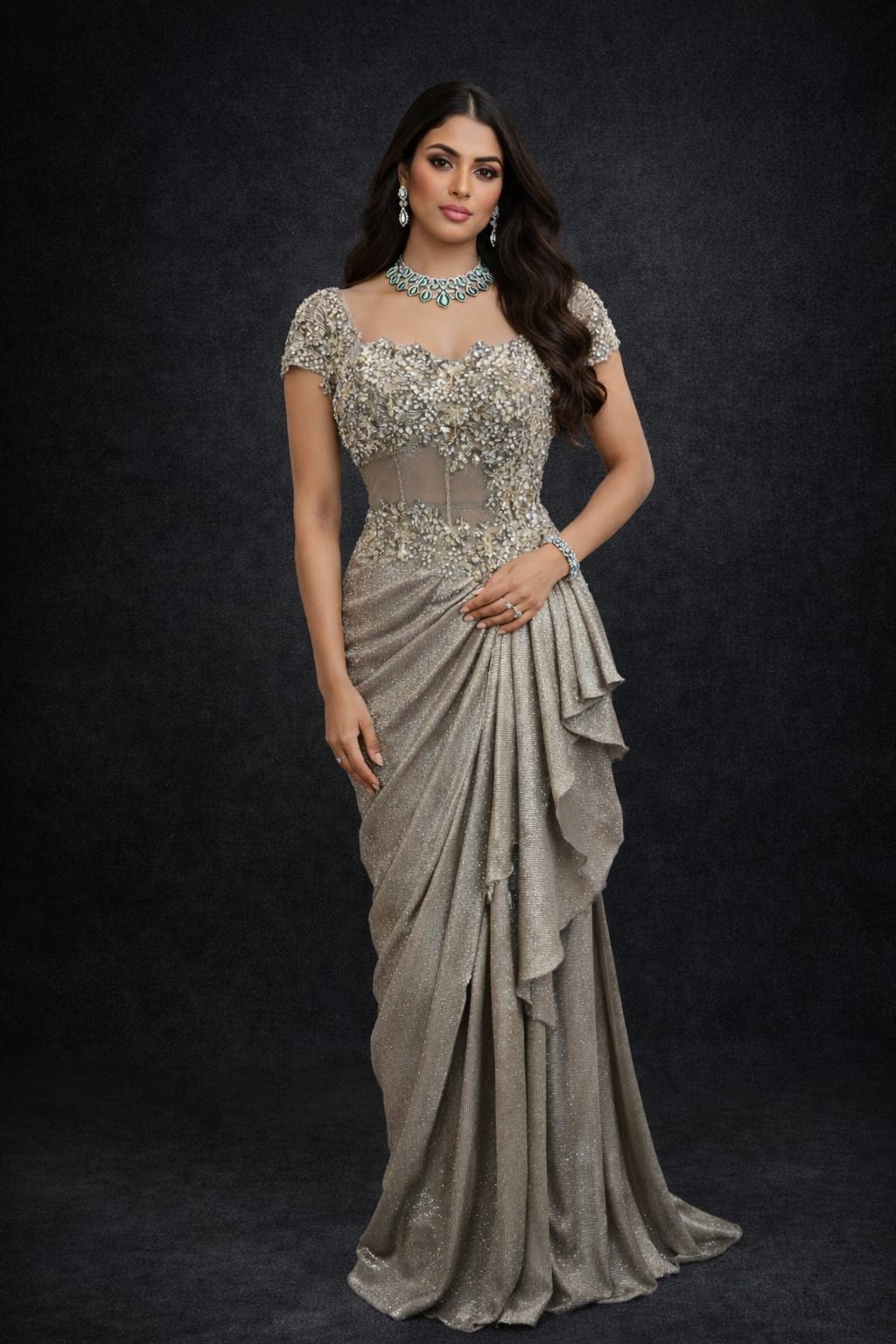 Modern Indo-Western Outfit – Saluja Store