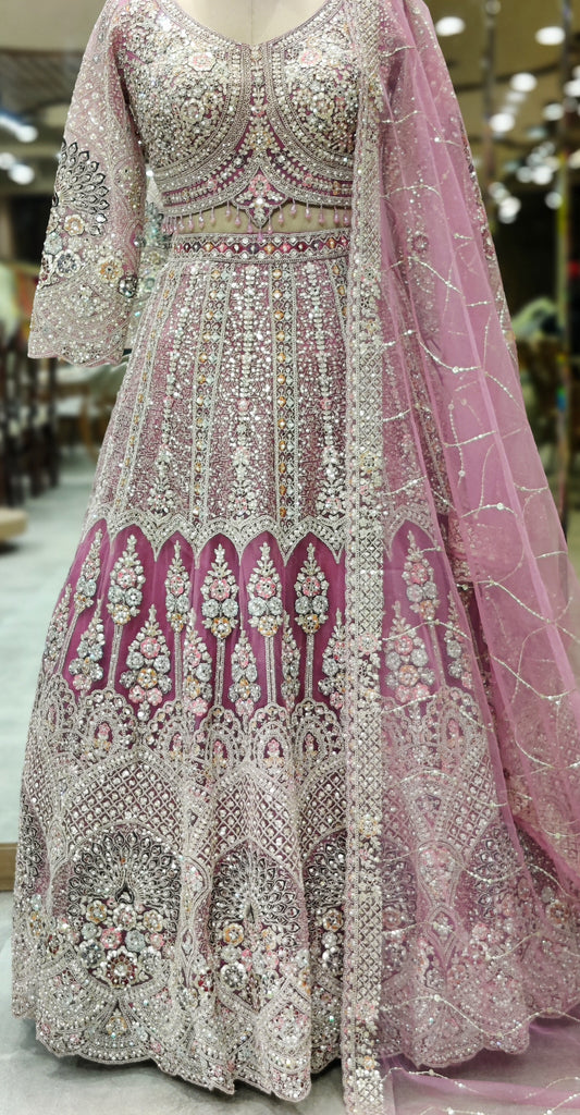 Blush Royale Lehenga Choli – Onion Pink