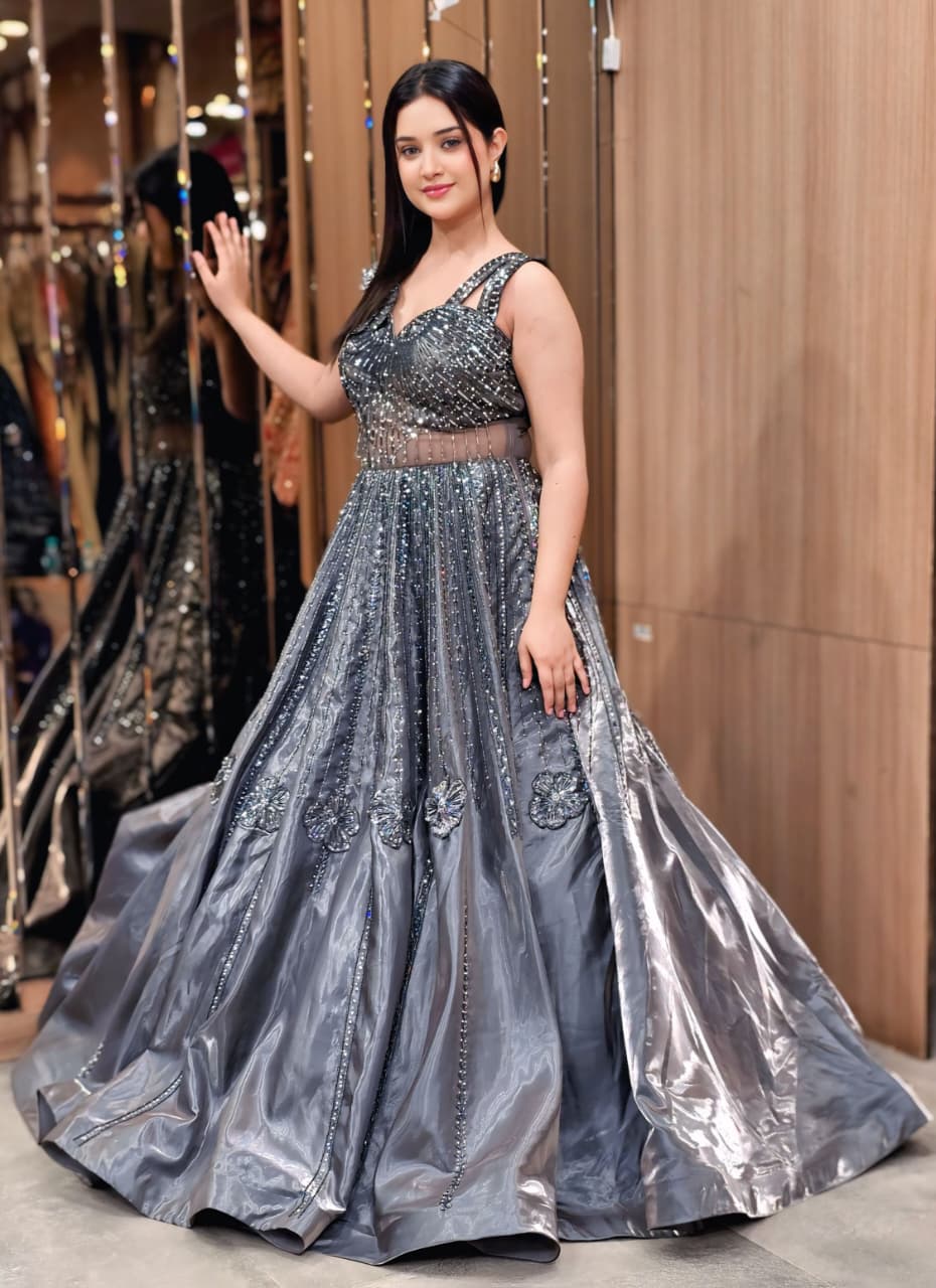 Glamour Night Party Wear Gown – By Saluja Store